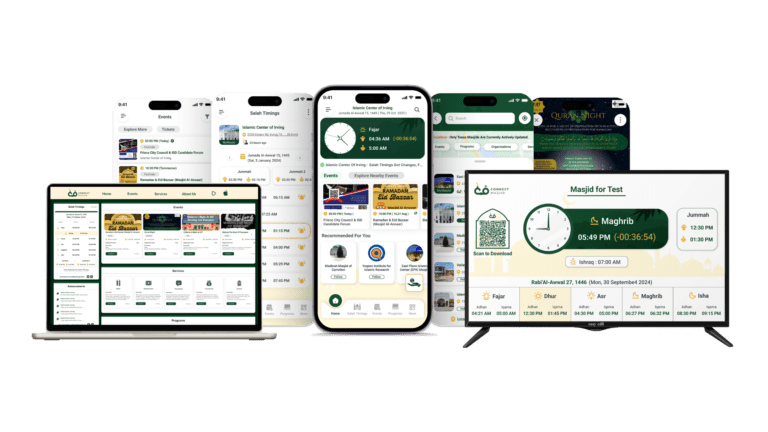 masjid management software, connectmazjid