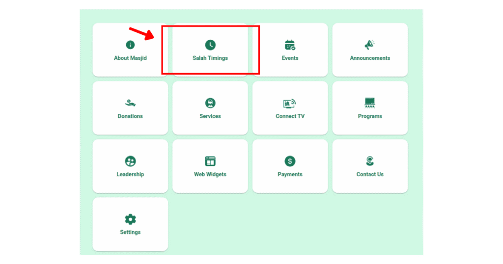 connectmazjid admin portal for masjid management