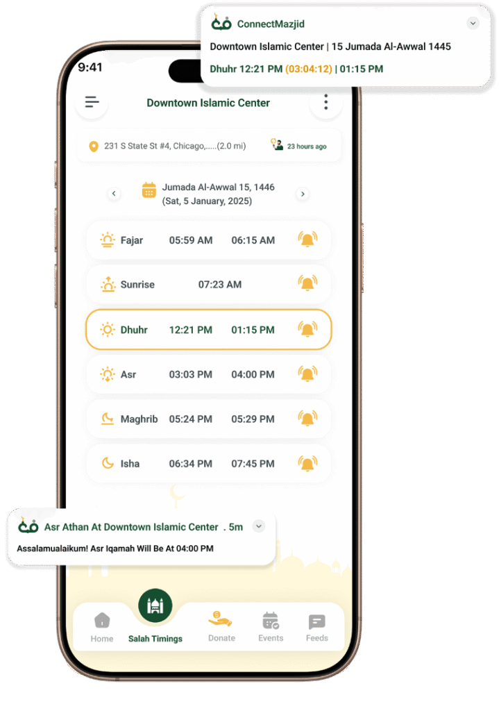 CMZ SALAH NOTIFICATION