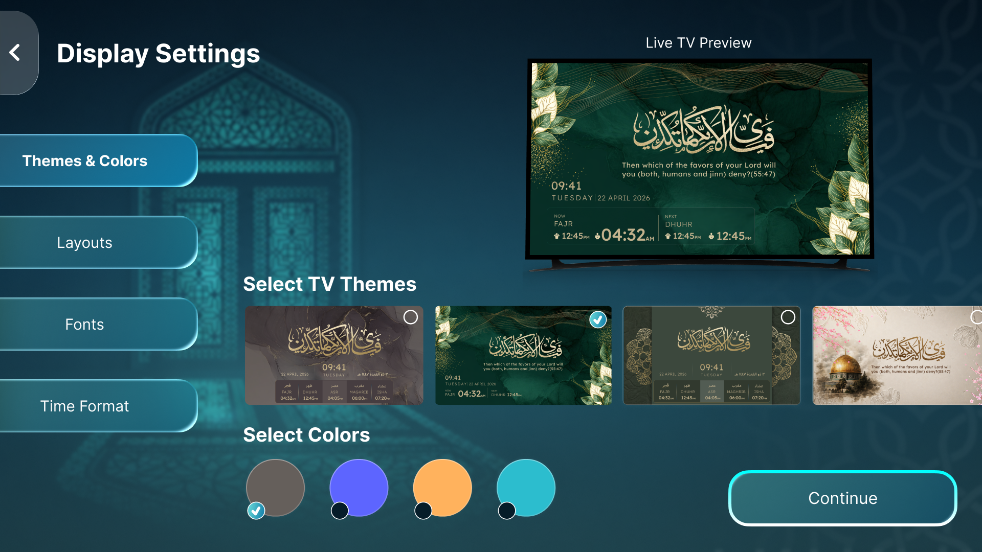 Design your display