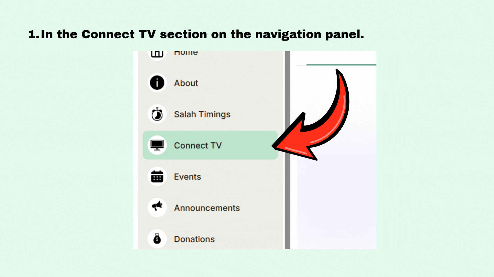 Step-by-step guide showing how to set the duration for displaying flyers on CMZ TV